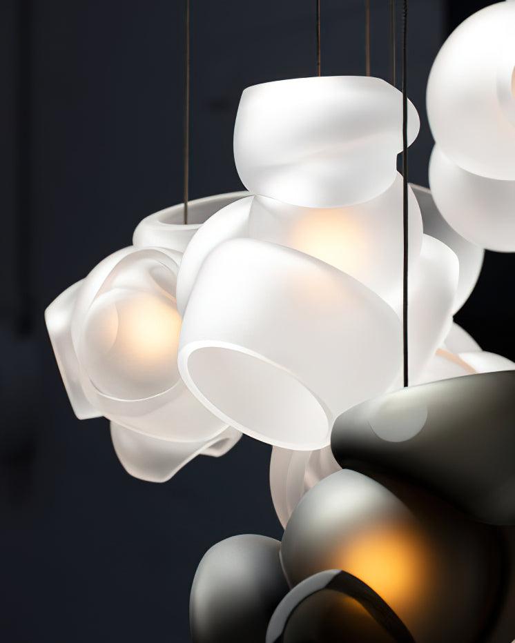 Ursa Bubbles Cluster Glass Pendant Light-Neutral Decor