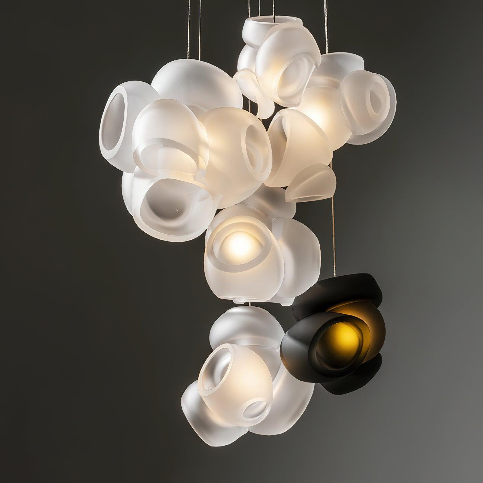 Ursa Bubbles Cluster Glass Pendant Light-Neutral Decor