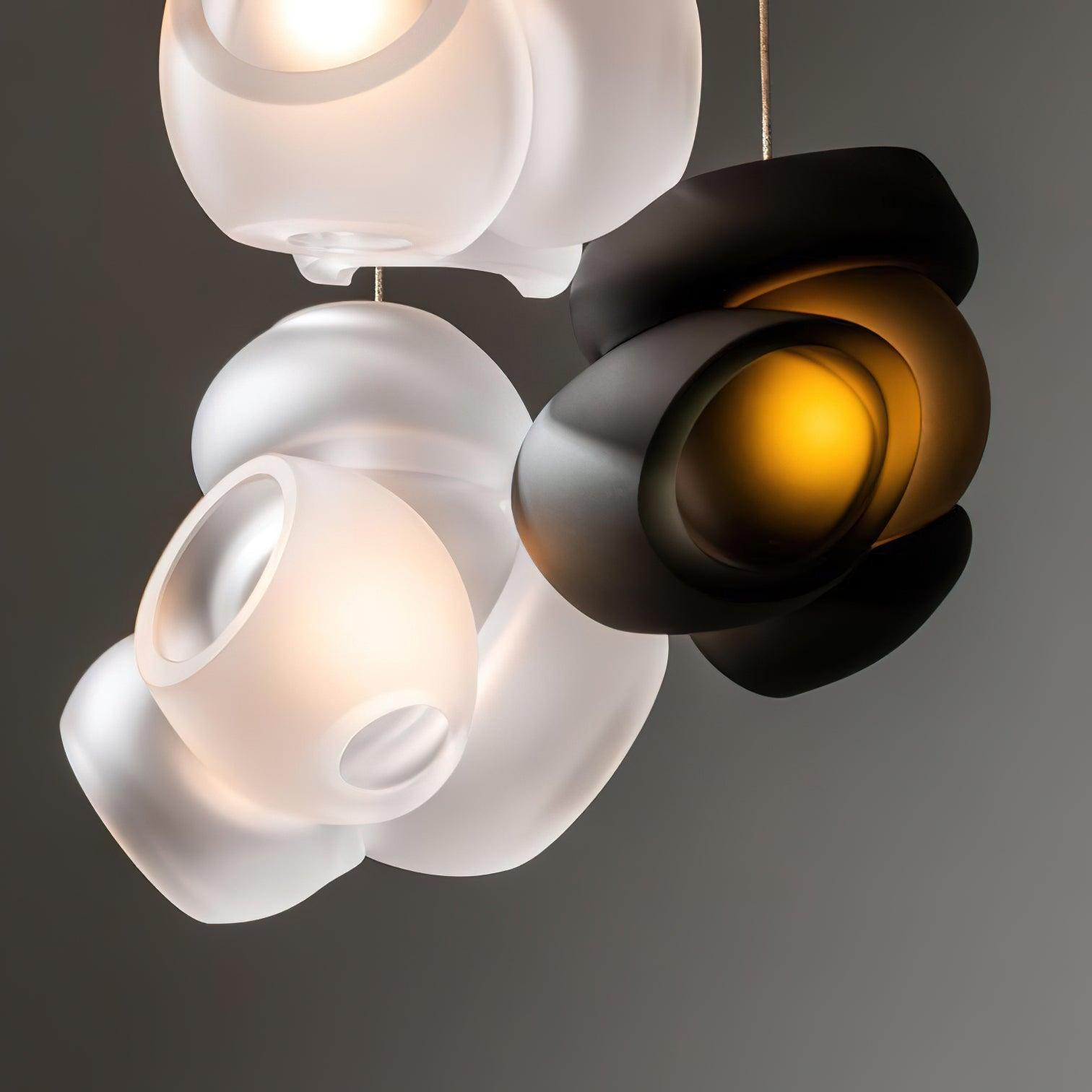 Ursa Bubbles Cluster Glass Pendant Light-Neutral Decor