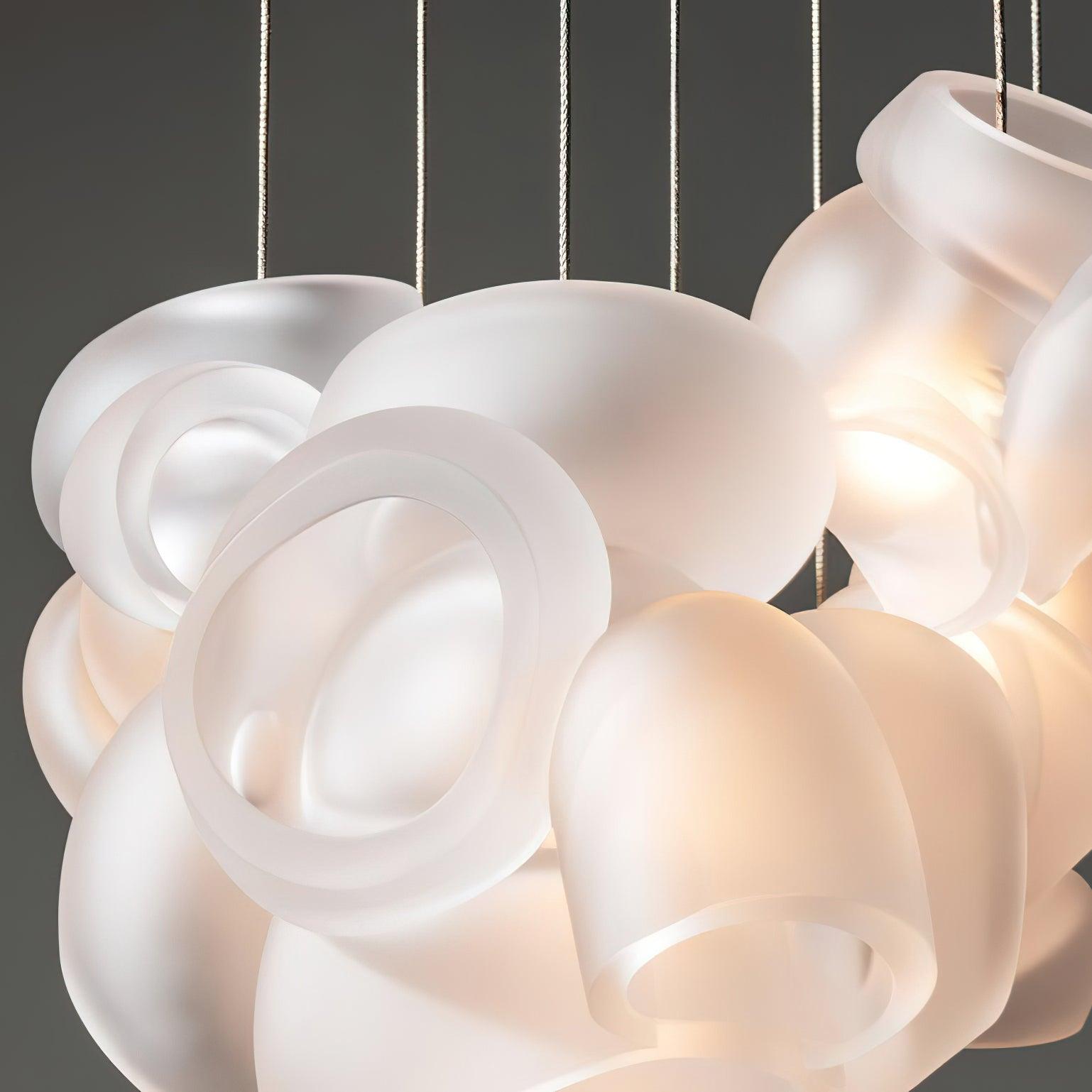 Ursa Bubbles Cluster Glass Pendant Light-Neutral Decor