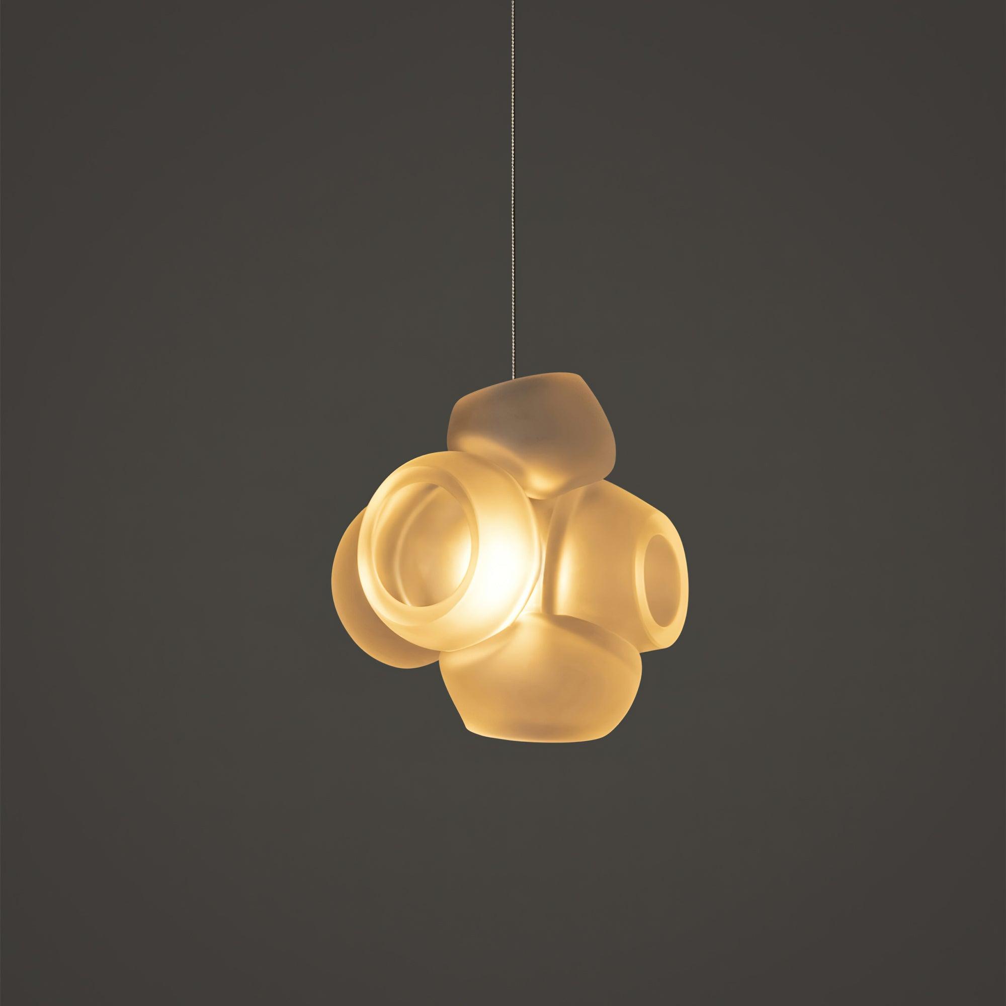 Ursa Bubbles Cluster Glass Pendant Light-Neutral Decor