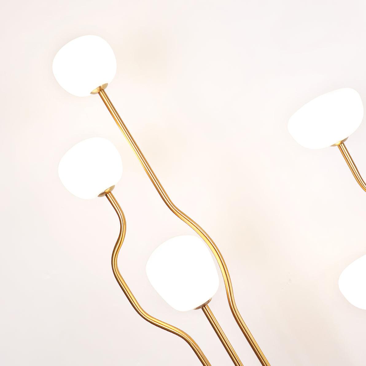 Aria Elegant Comet Floor Lamp-Neutral Decor