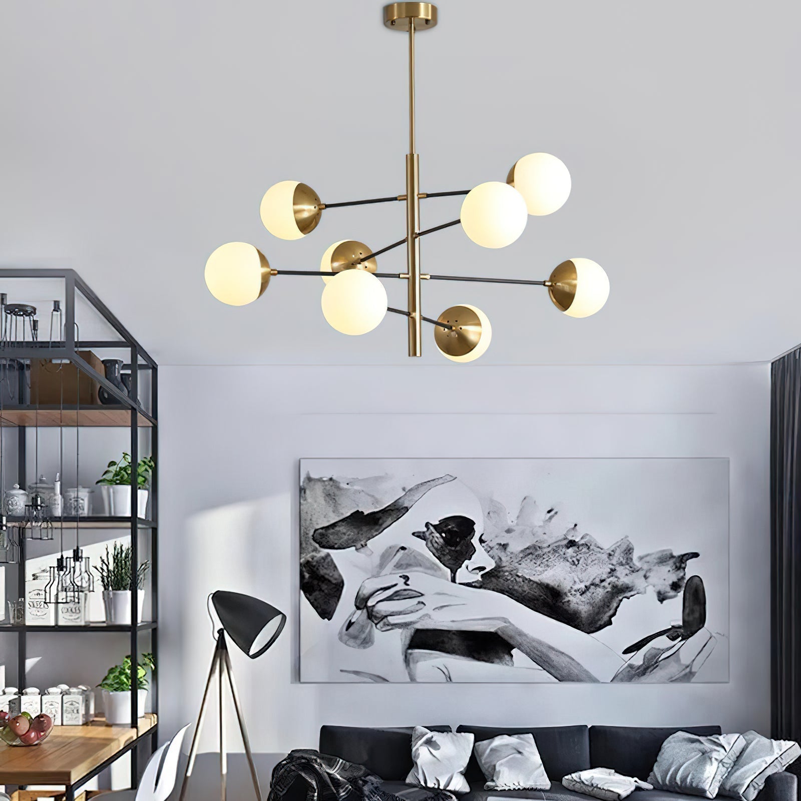 Celandine Glass Chandelier