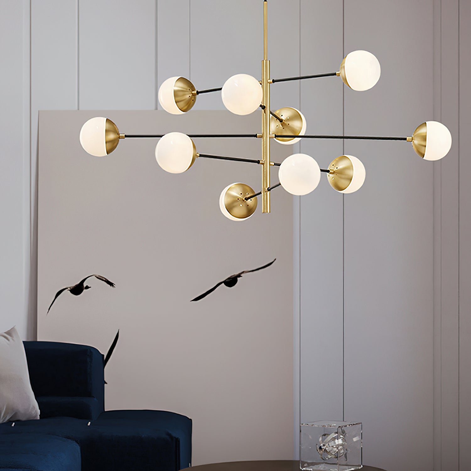 Celandine Glass Chandelier