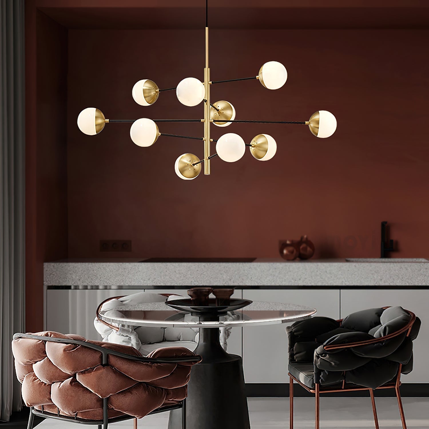Celandine Glass Chandelier