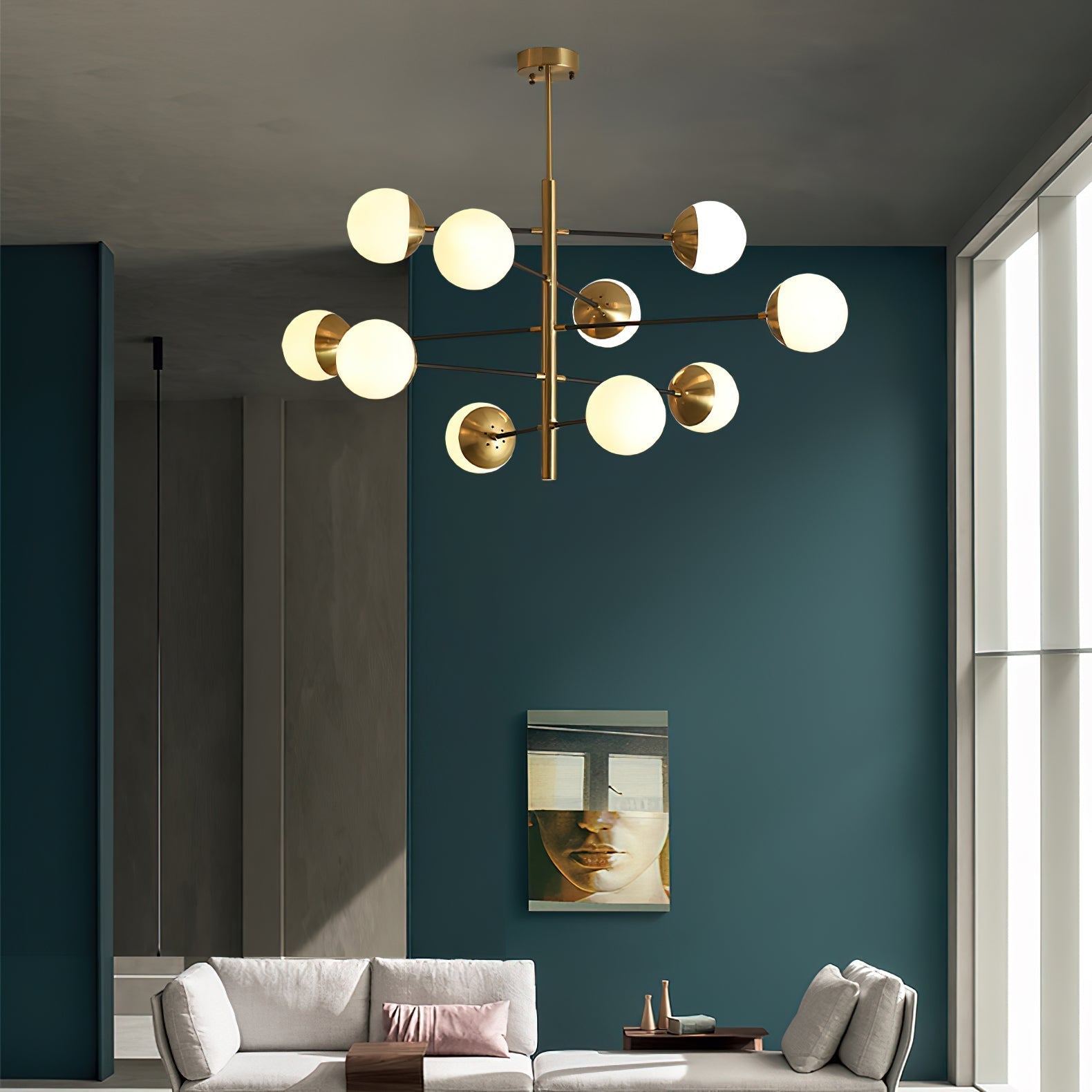 Celandine Glass Chandelier