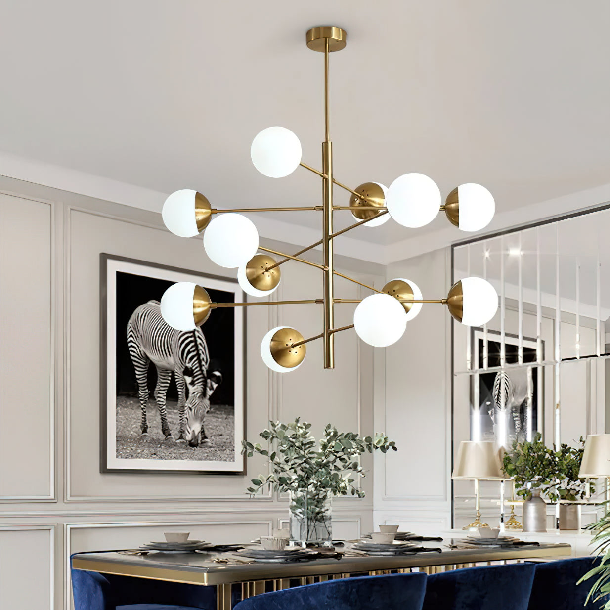 Celandine Glass Chandelier