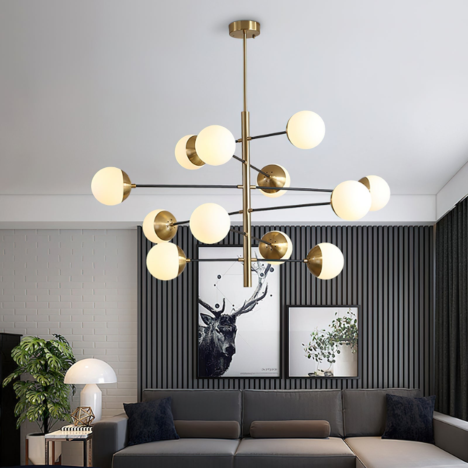 Celandine Glass Chandelier