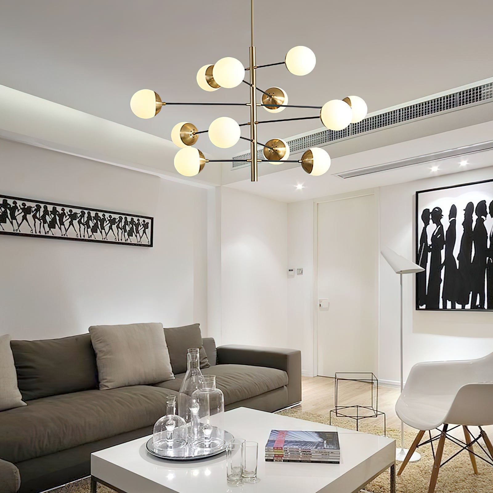 Celandine Glass Chandelier