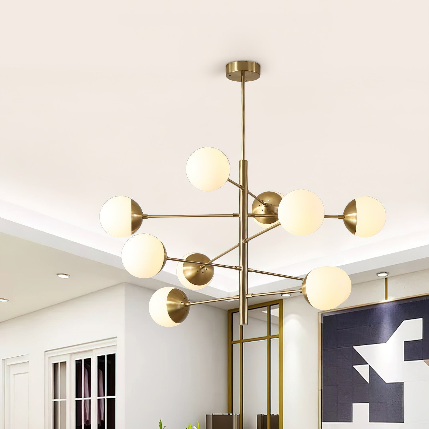 Celandine Glass Chandelier