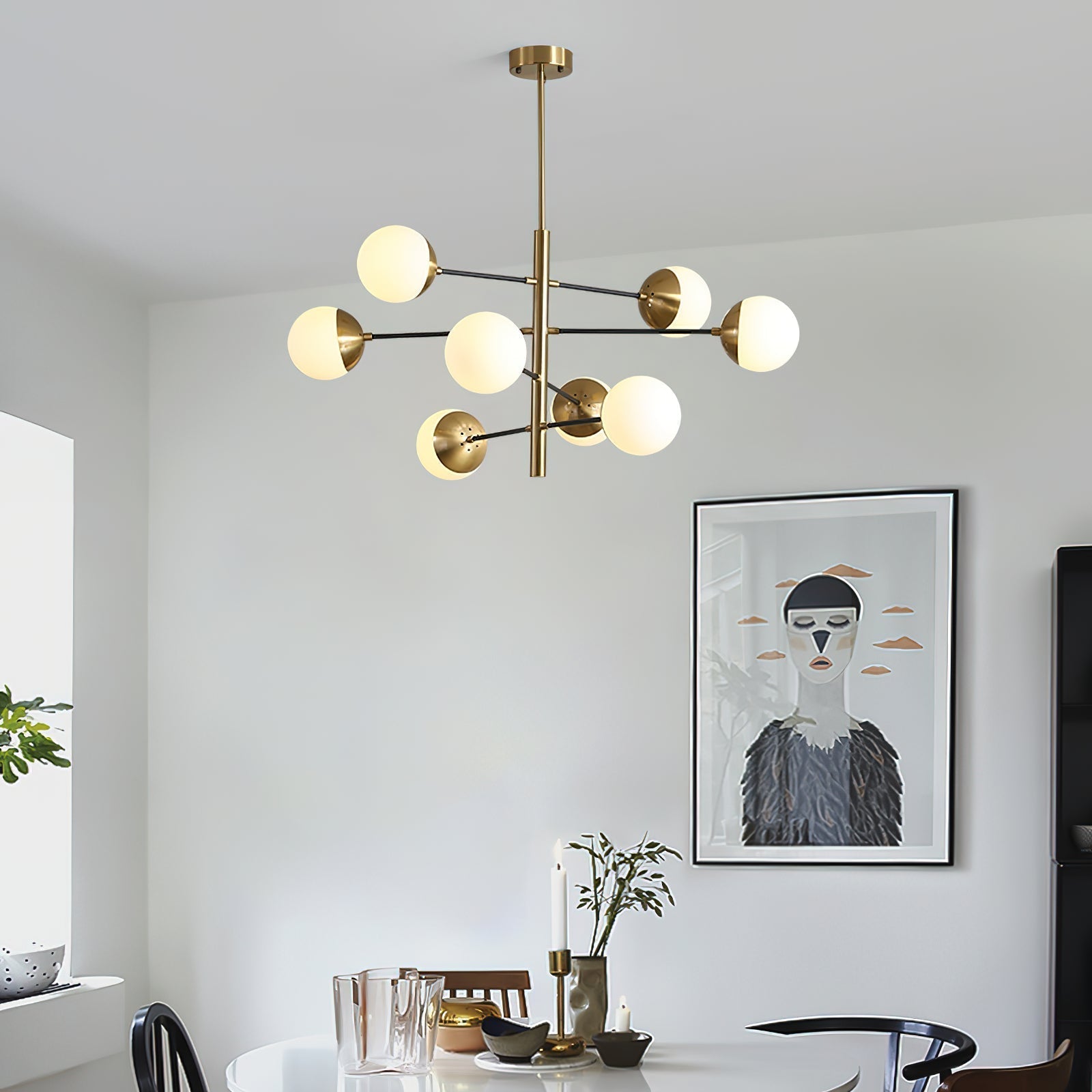 Celandine Glass Chandelier