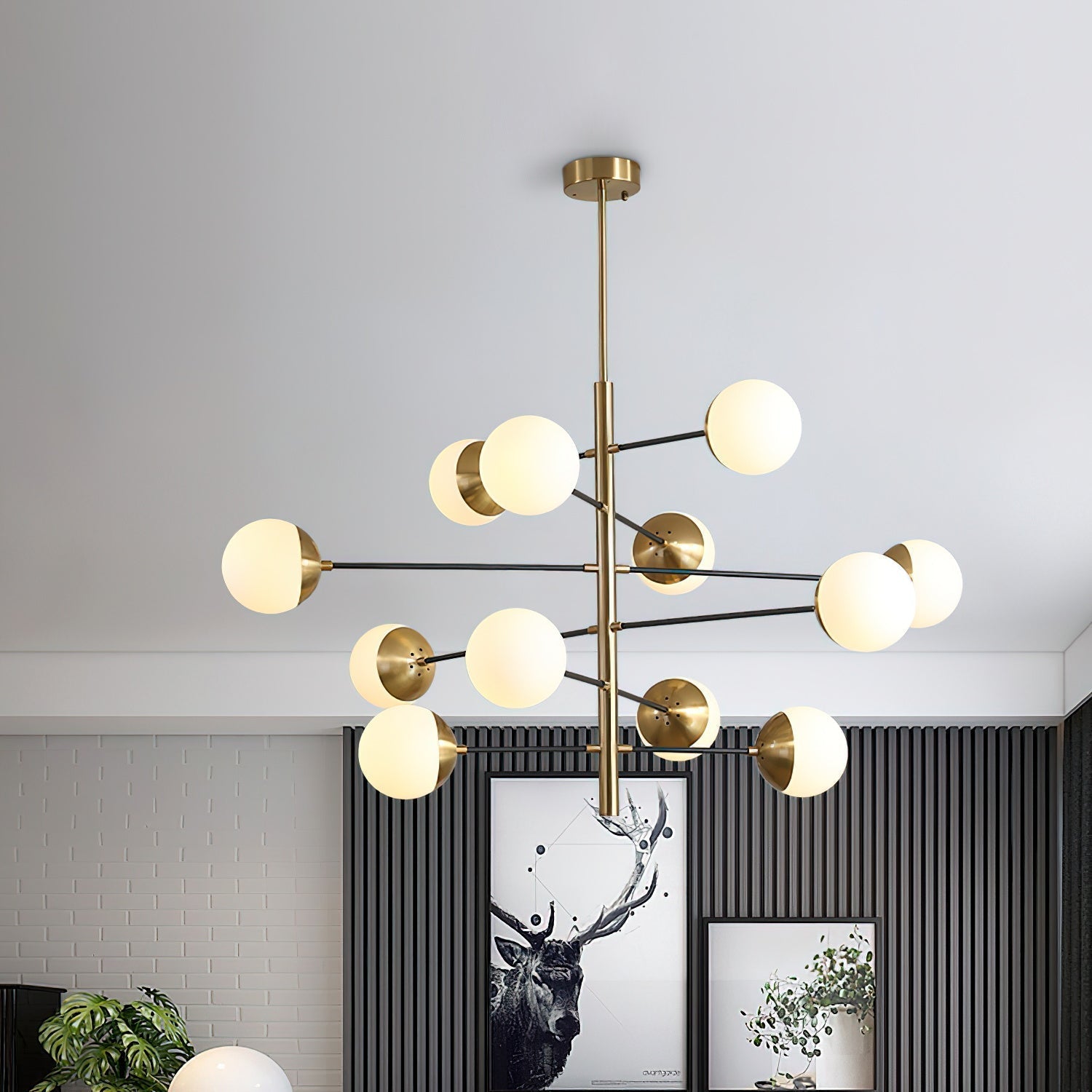 Celandine Glass Chandelier