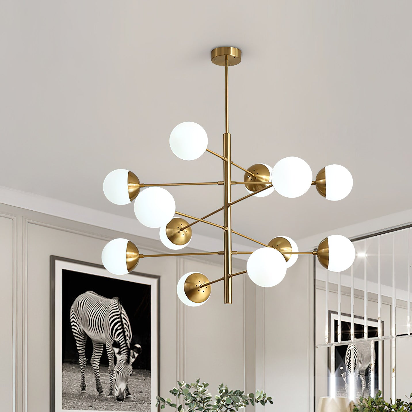 Celandine Glass Chandelier