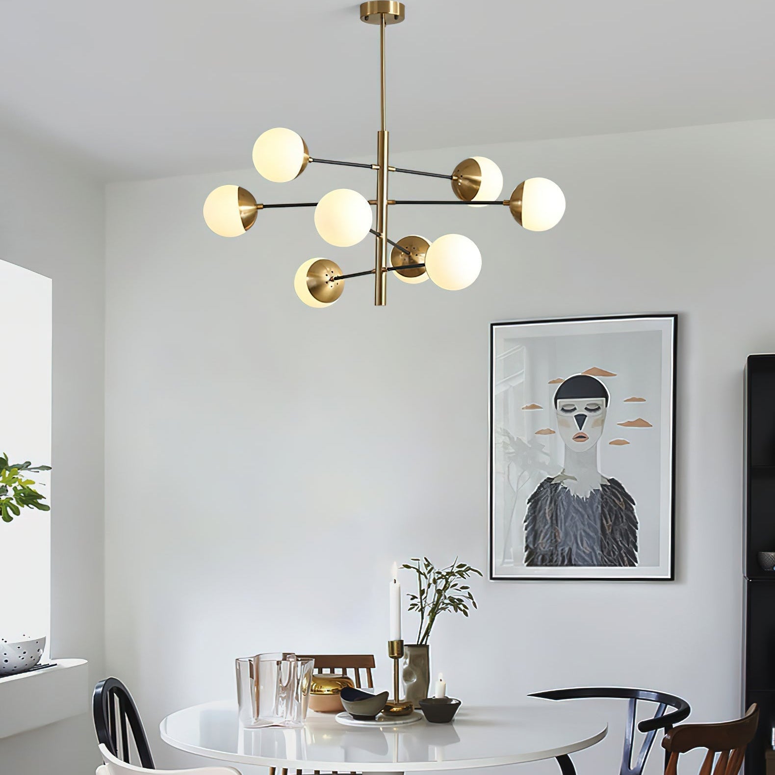Celandine Glass Chandelier