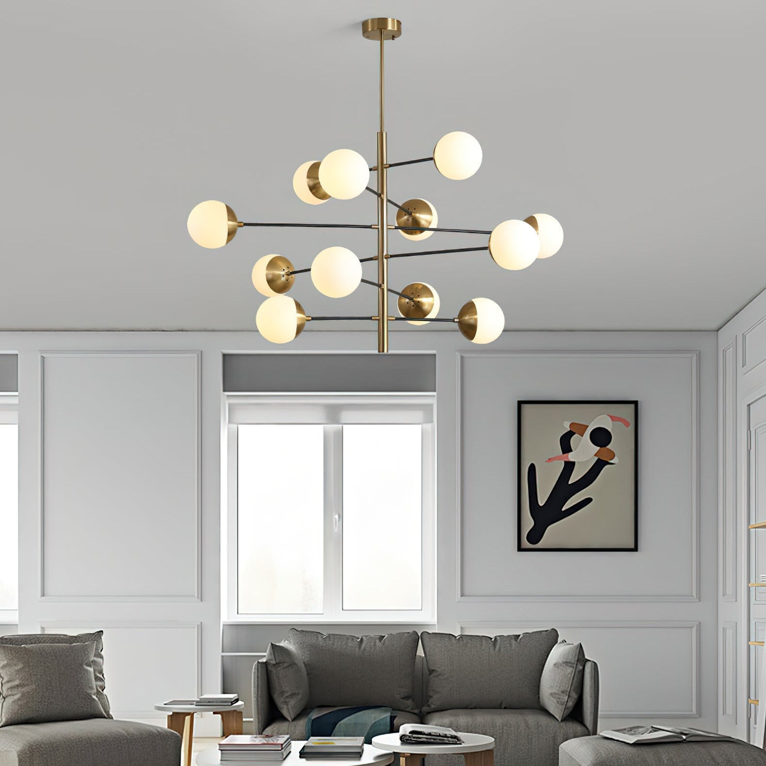 Celandine Glass Chandelier