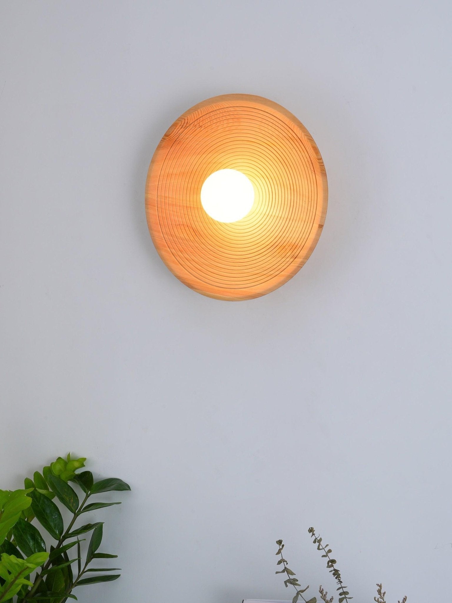 Brenly Nordic Art Contour Wooden Sconce Wall lamp-Neutral Decor