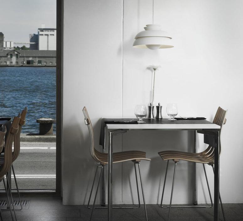 Novenu White Scandinavian Pendant Lamp-Neutral Decor
