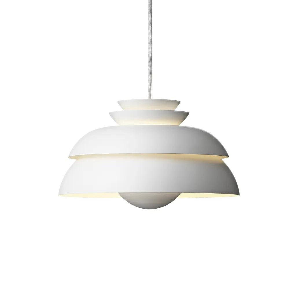 Novenu White Scandinavian Pendant Lamp-Neutral Decor