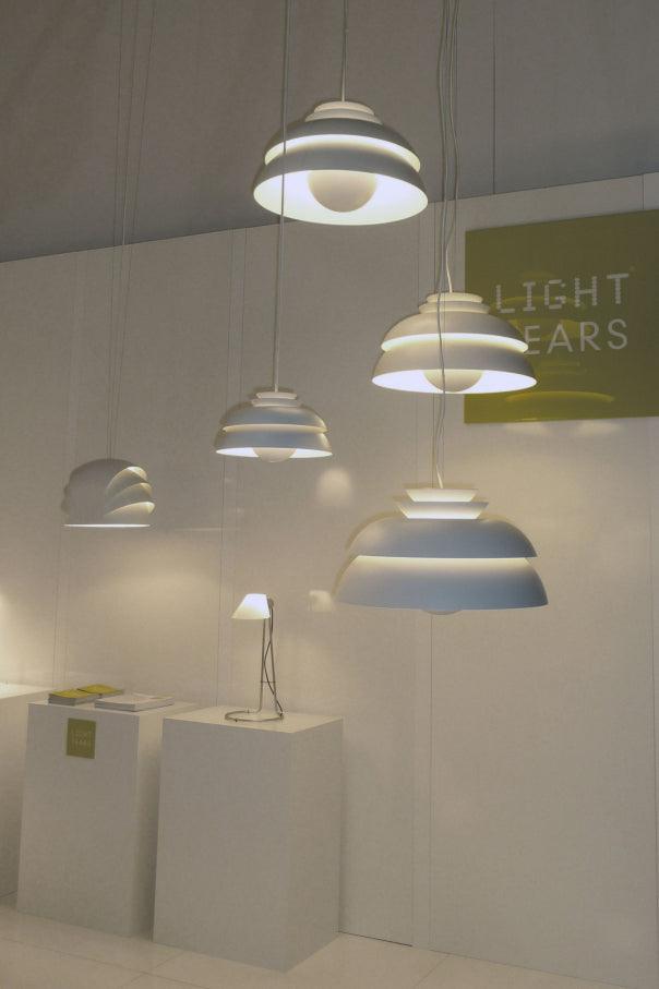 Novenu White Scandinavian Pendant Lamp-Neutral Decor