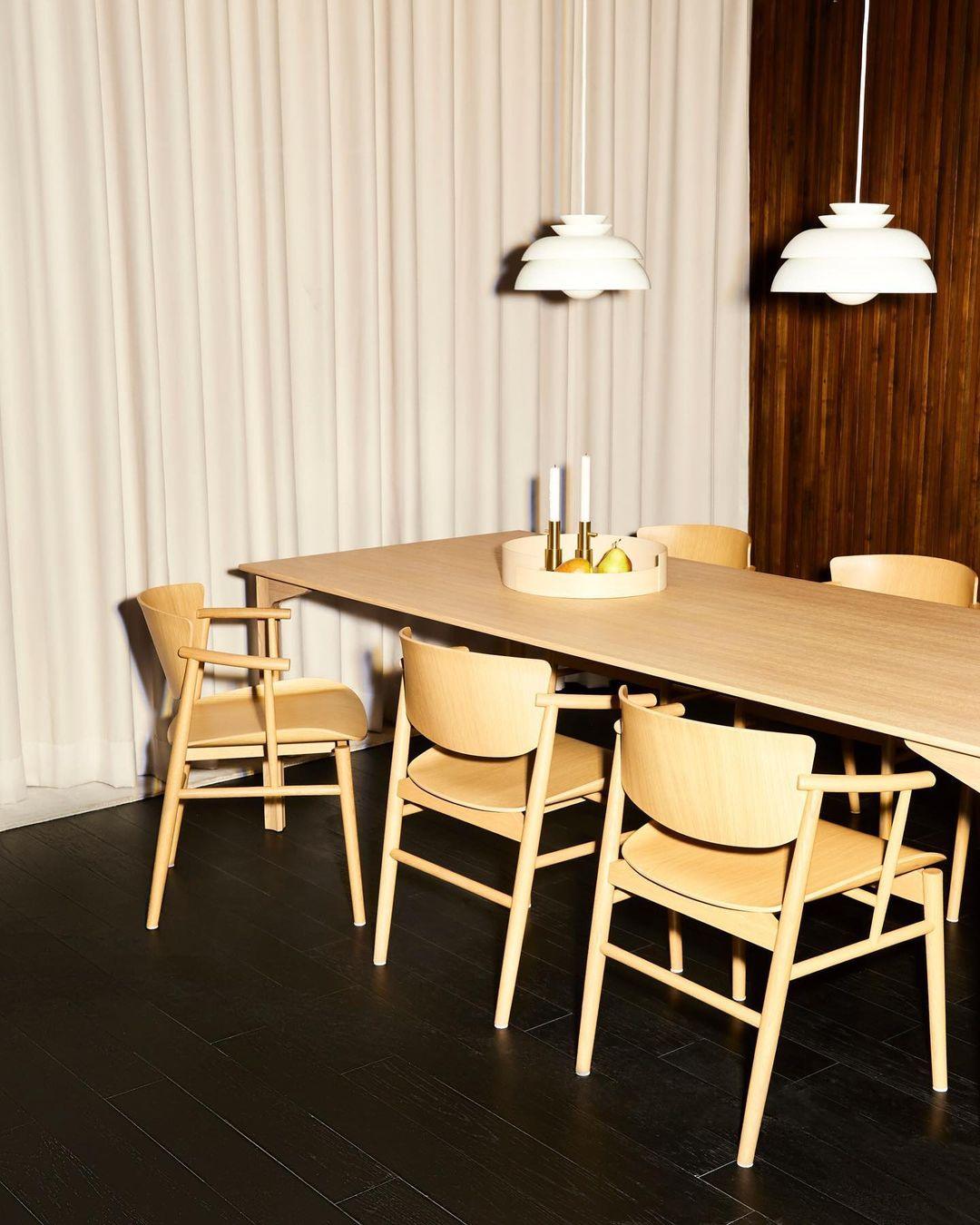 Novenu White Scandinavian Pendant Lamp-Neutral Decor