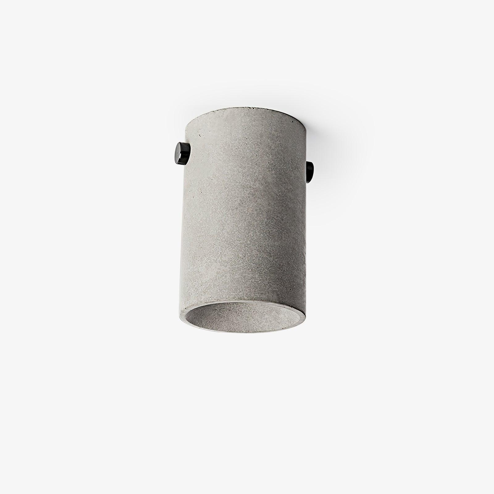 Berion Modern Minimalist Concrete Ceiling Lamp-Neutral Decor