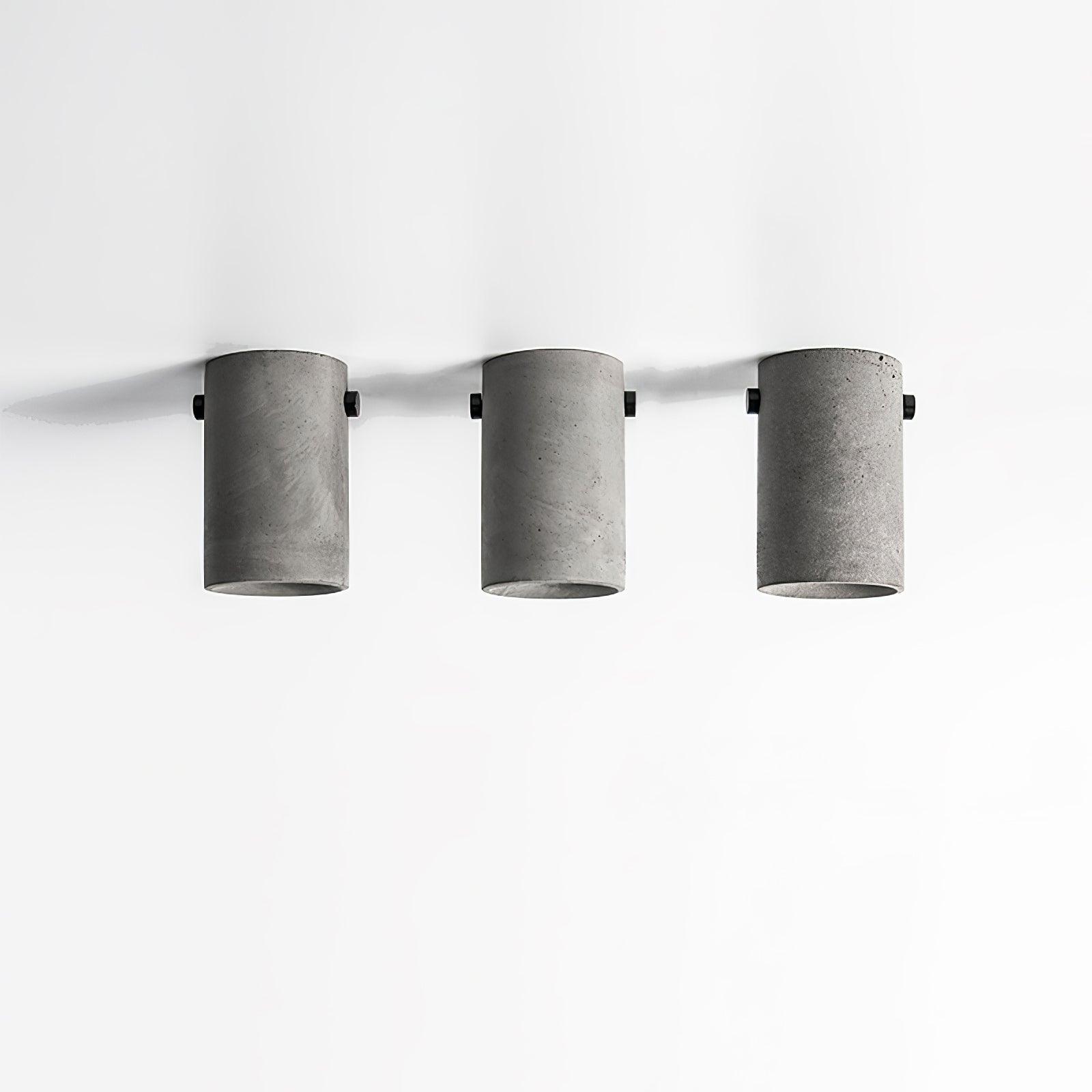 Berion Modern Minimalist Concrete Ceiling Lamp-Neutral Decor