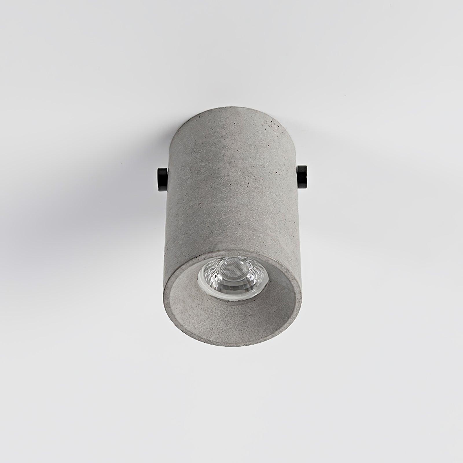 Berion Modern Minimalist Concrete Ceiling Lamp-Neutral Decor
