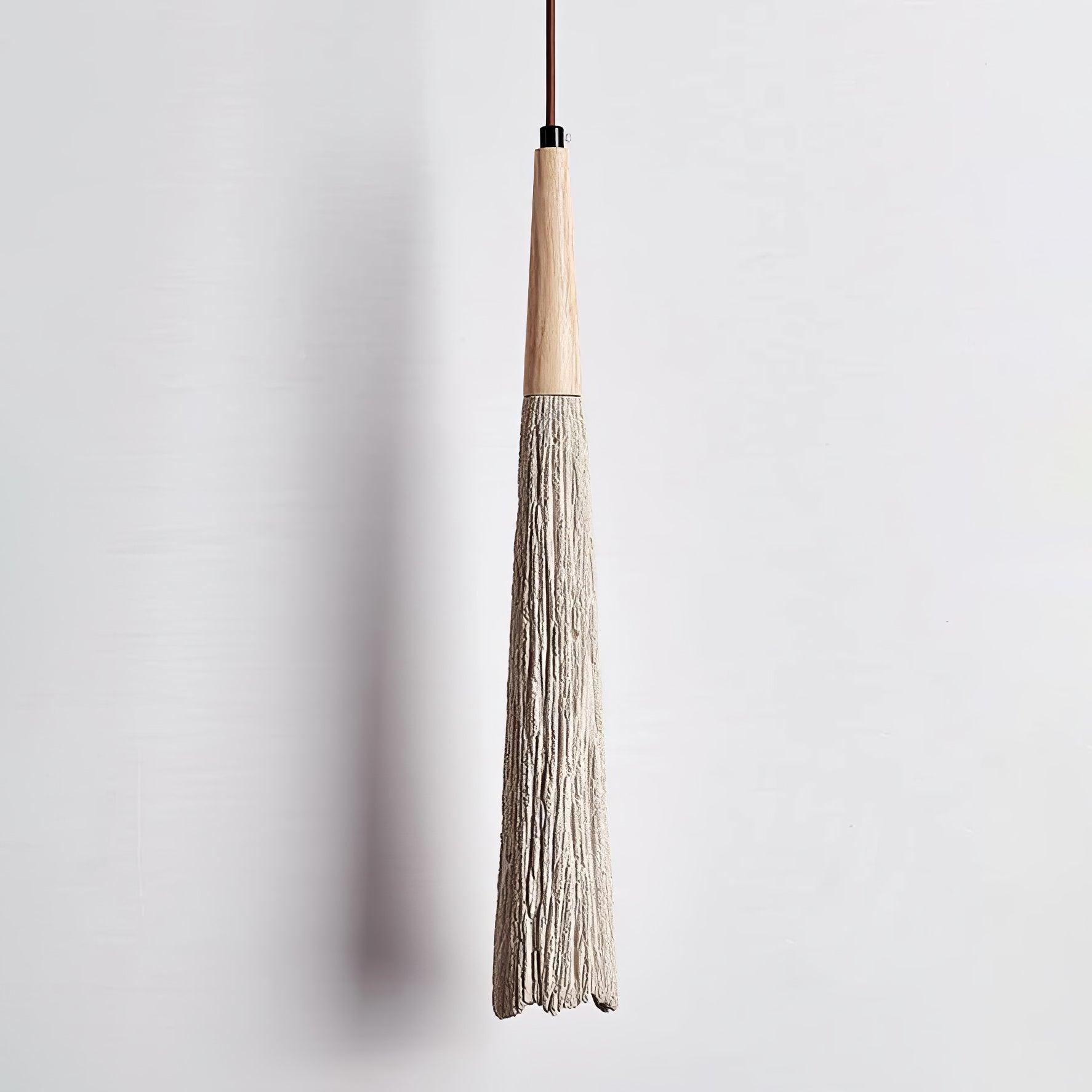 Lirixon Pendant Lamp Concrete Pleated-Neutral Decor