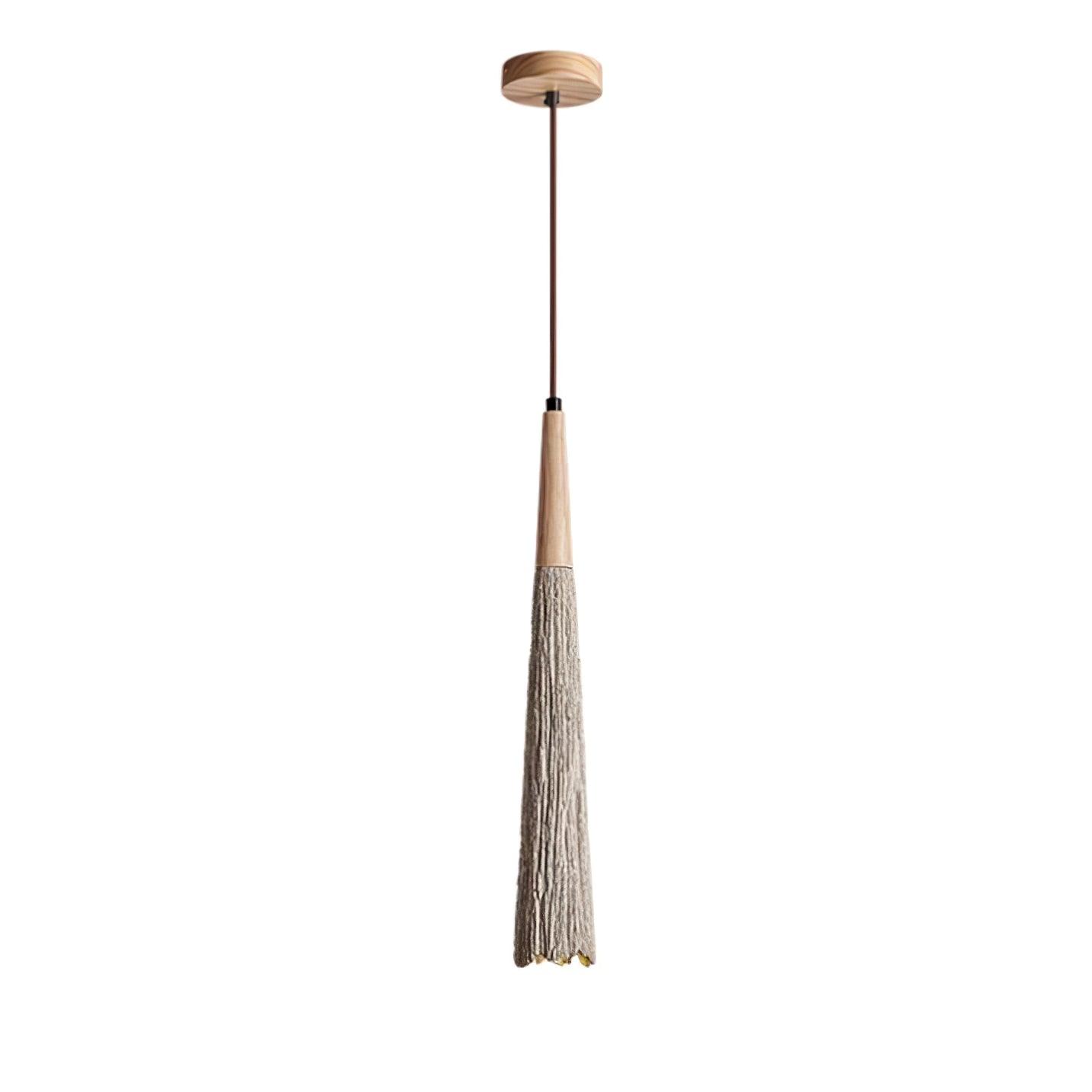 Lirixon Pendant Lamp Concrete Pleated-Neutral Decor