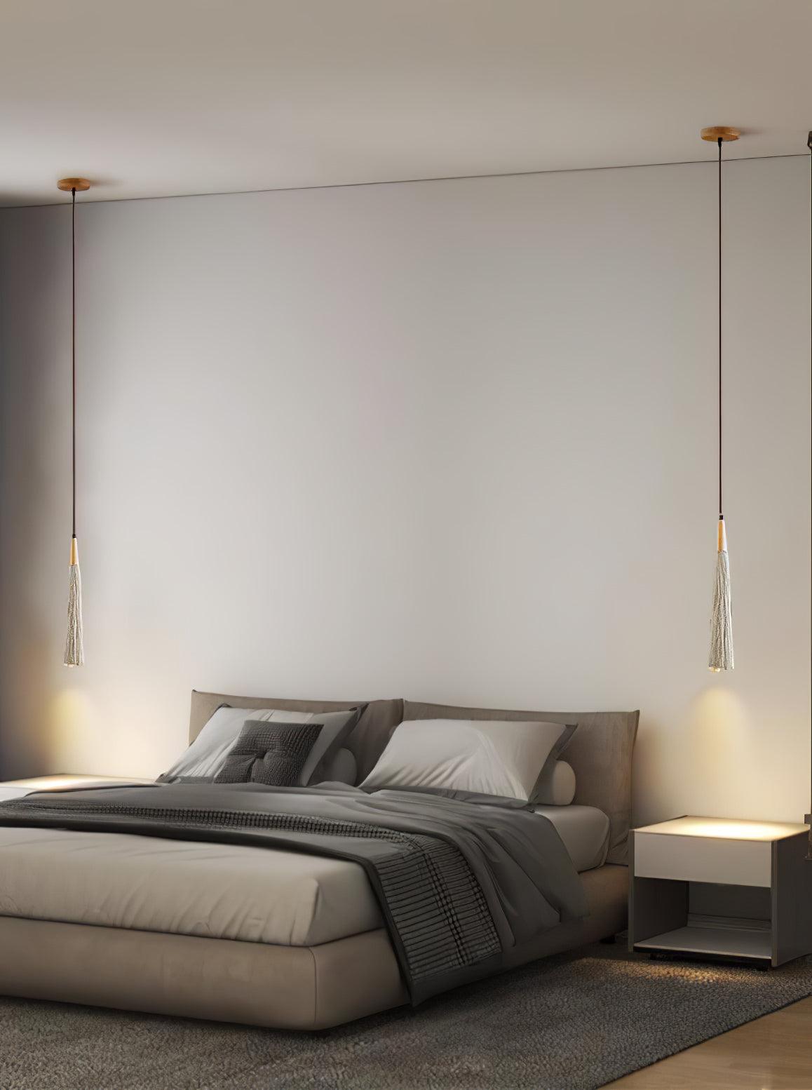 Lirixon Pendant Lamp Concrete Pleated-Neutral Decor