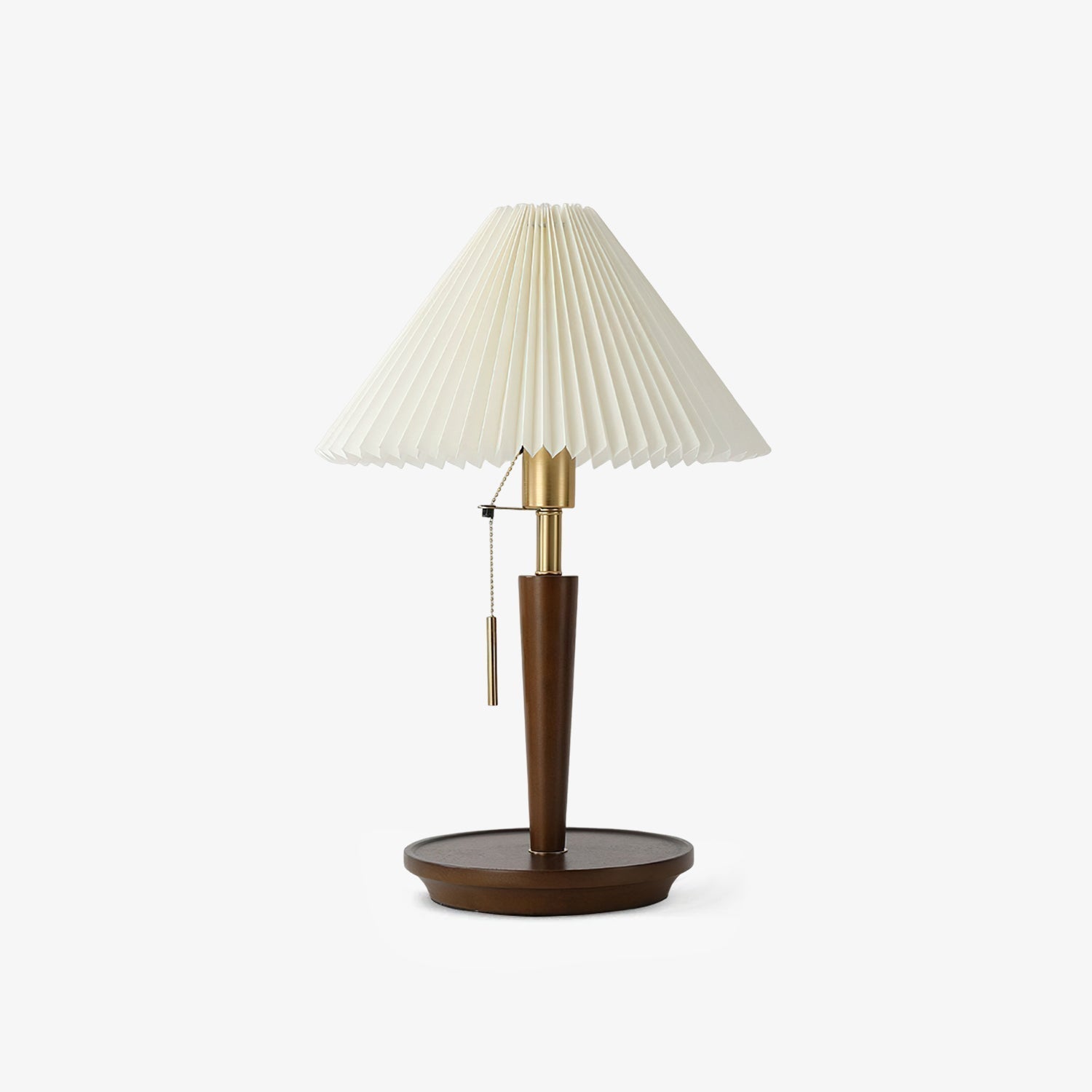 Novace Fabric Wood Table Lamp-Neutral Decor