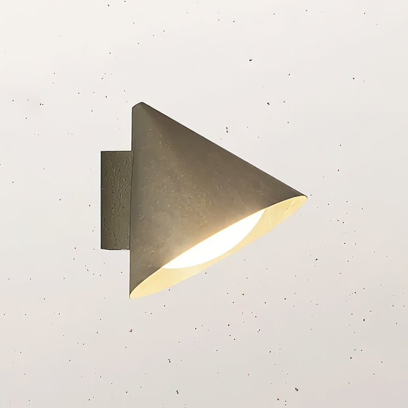 Forgecone Rustic Cone Wall Light-Neutral Decor