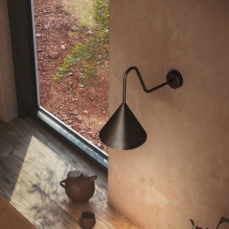 Forgecone Rustic Cone Wall Light-Neutral Decor