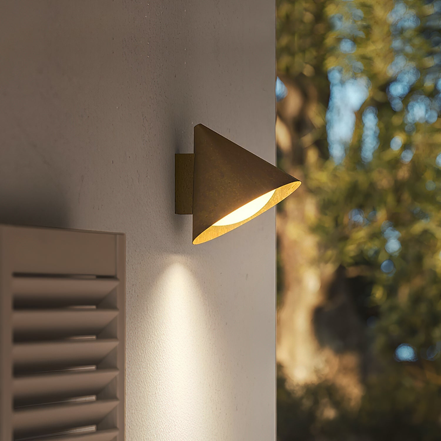 Forgecone Rustic Cone Wall Light-Neutral Decor