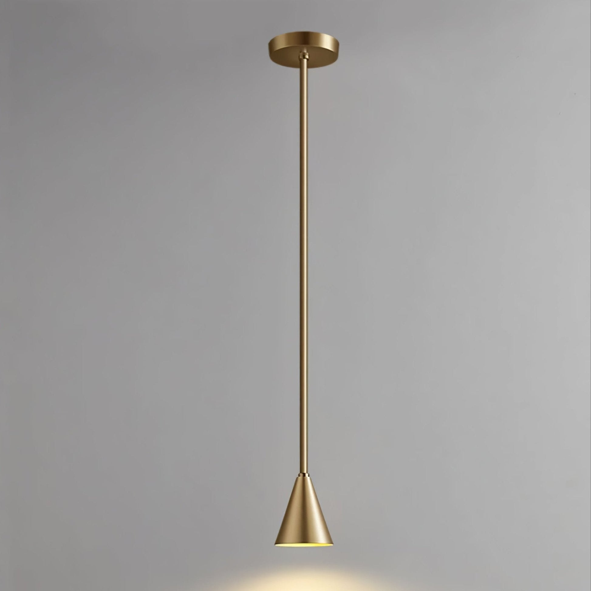 Cutheion Modern Minimalist Brass Pendant Light-Neutral Decor