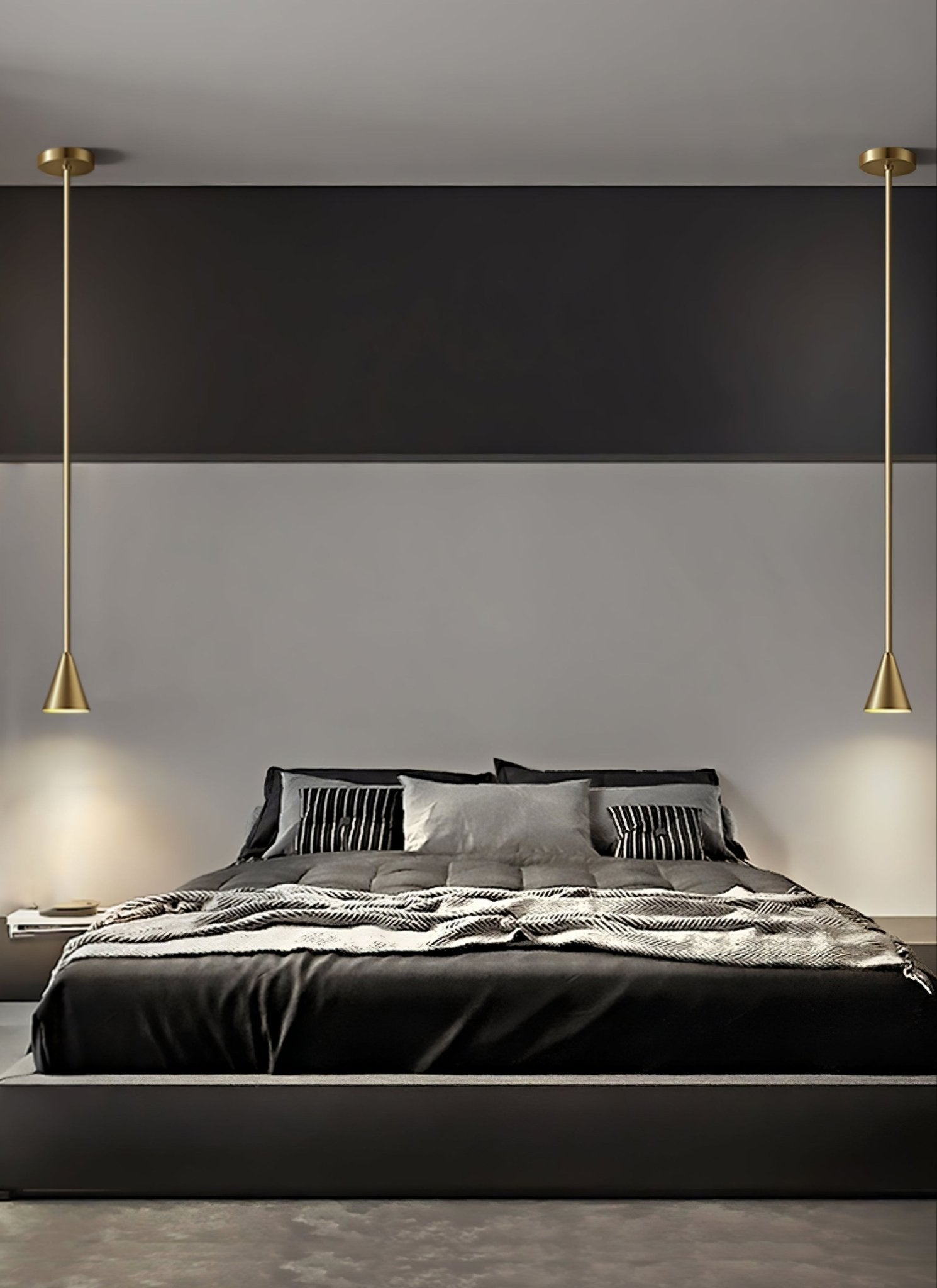 Cutheion Modern Minimalist Brass Pendant Light-Neutral Decor