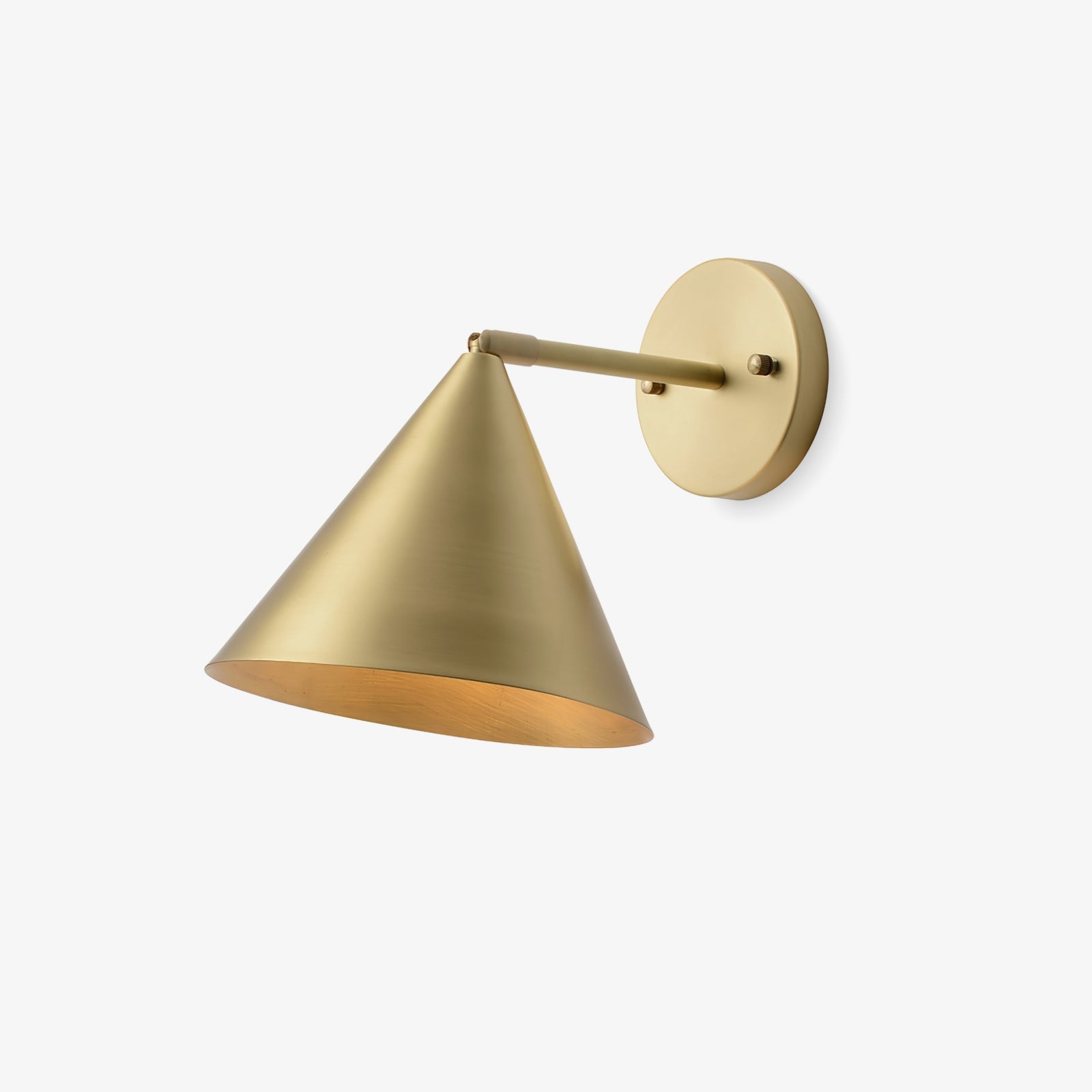 Serowen Wall Lamp Cone Brass Minimalist-Neutral Decor