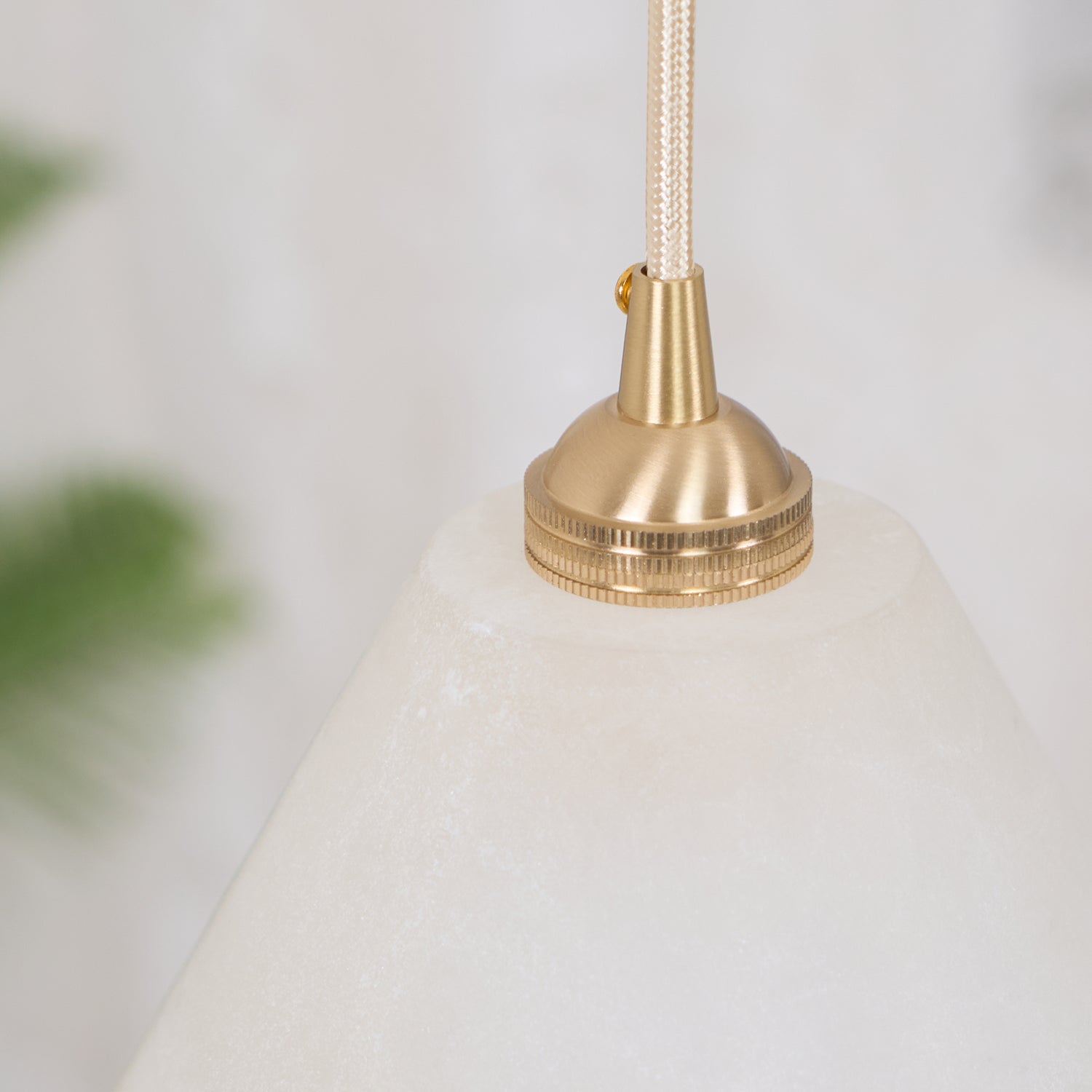 Liora Minimalist Alabaster Pendant Light-Neutral Decor