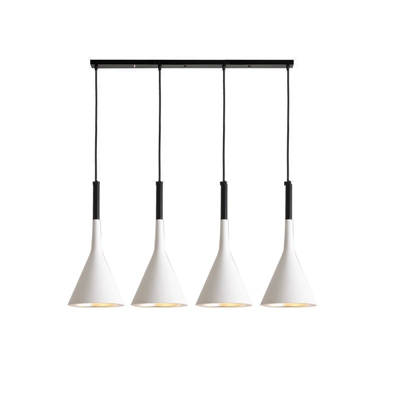 Conical Concrete Pendant Light-Neutral Decor