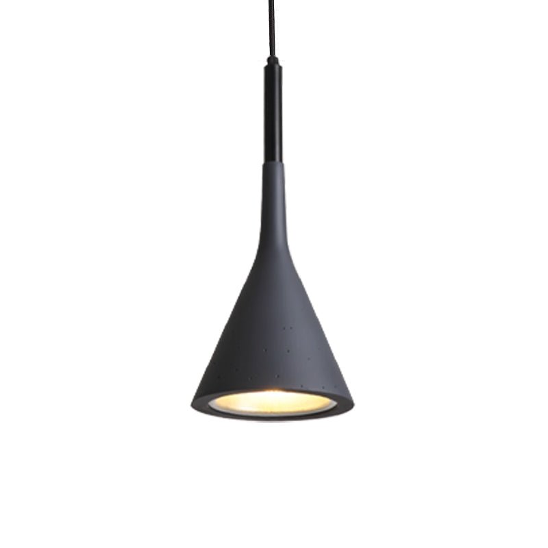 Conical Concrete Pendant Light-Neutral Decor