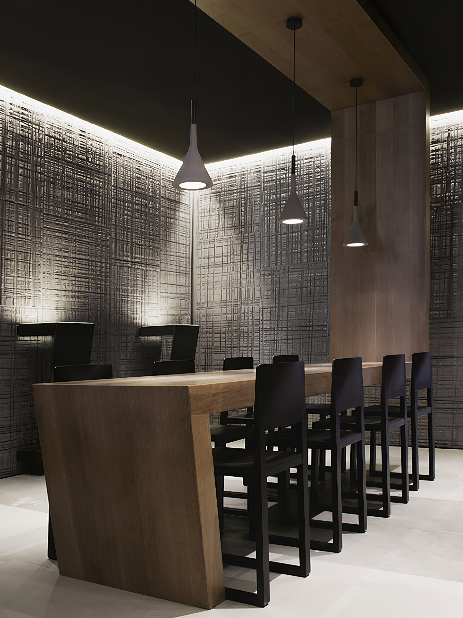 Conical Concrete Pendant Light-Neutral Decor