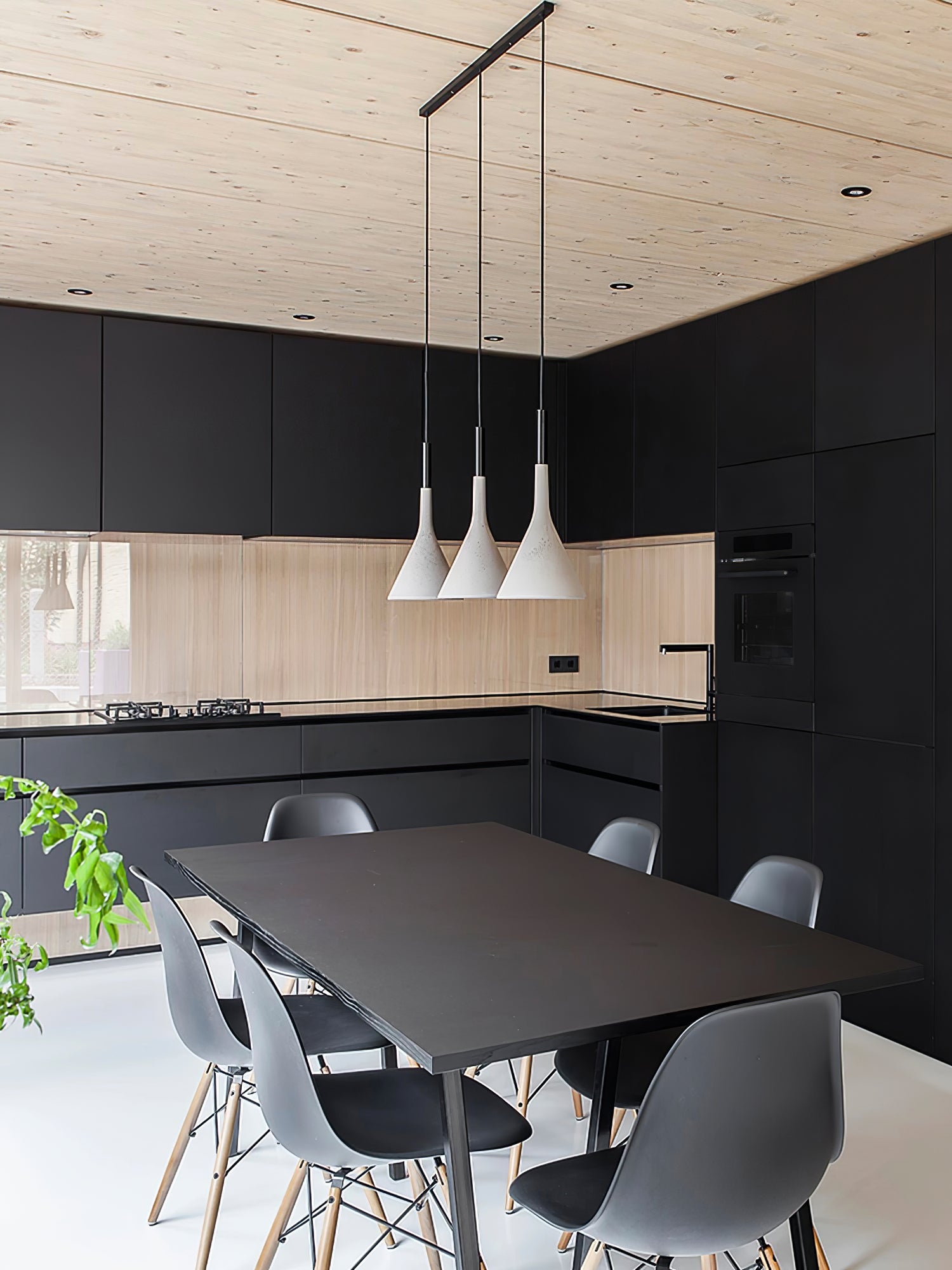 Nixor Pendant Lamp Concrete Conical Industrial-Neutral Decor