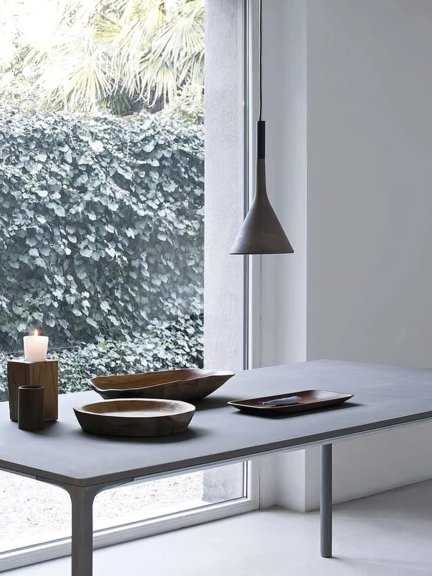 Nixor Pendant Lamp Concrete Conical Industrial-Neutral Decor