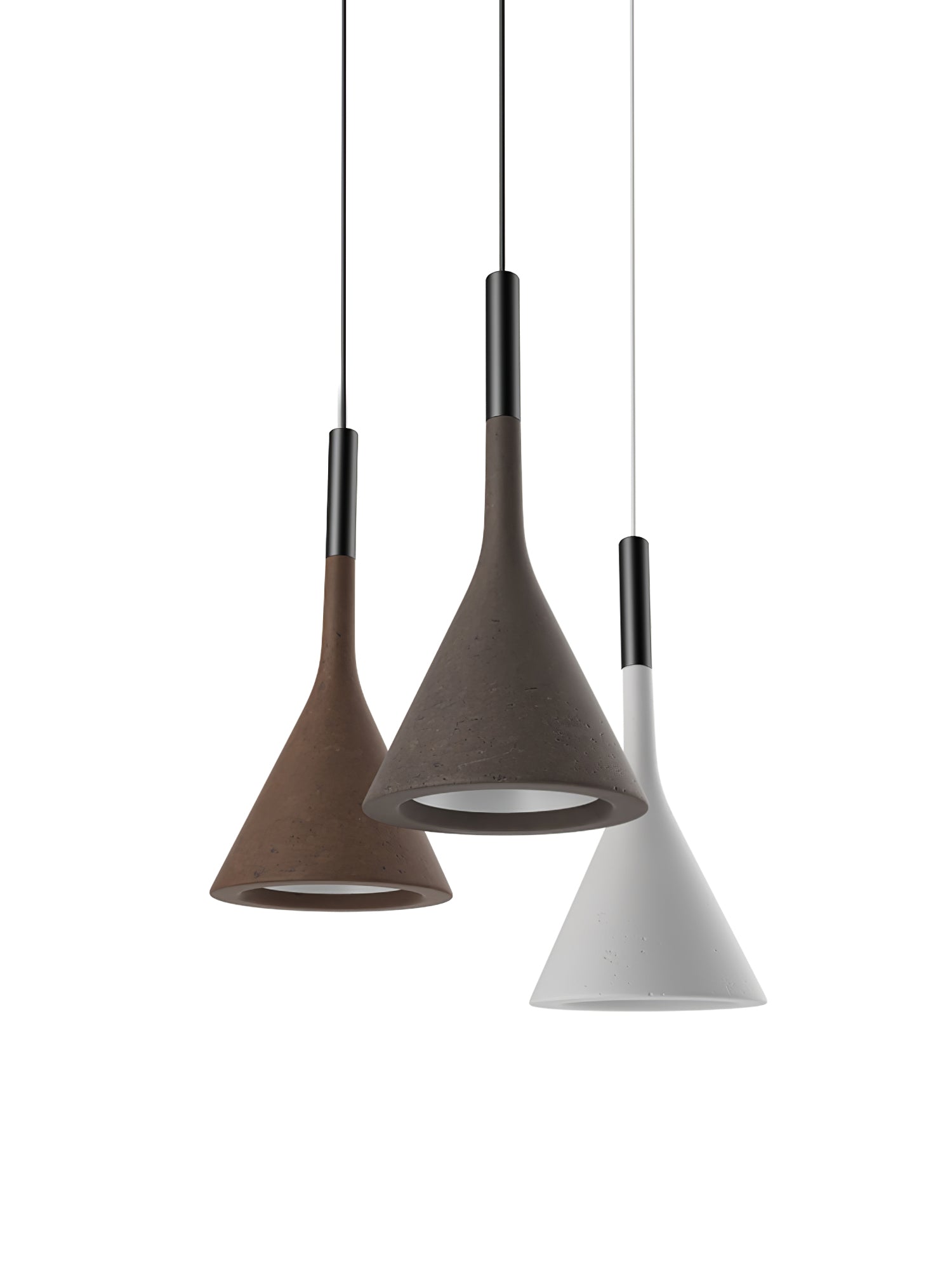 Nixor Pendant Lamp Concrete Conical Industrial-Neutral Decor