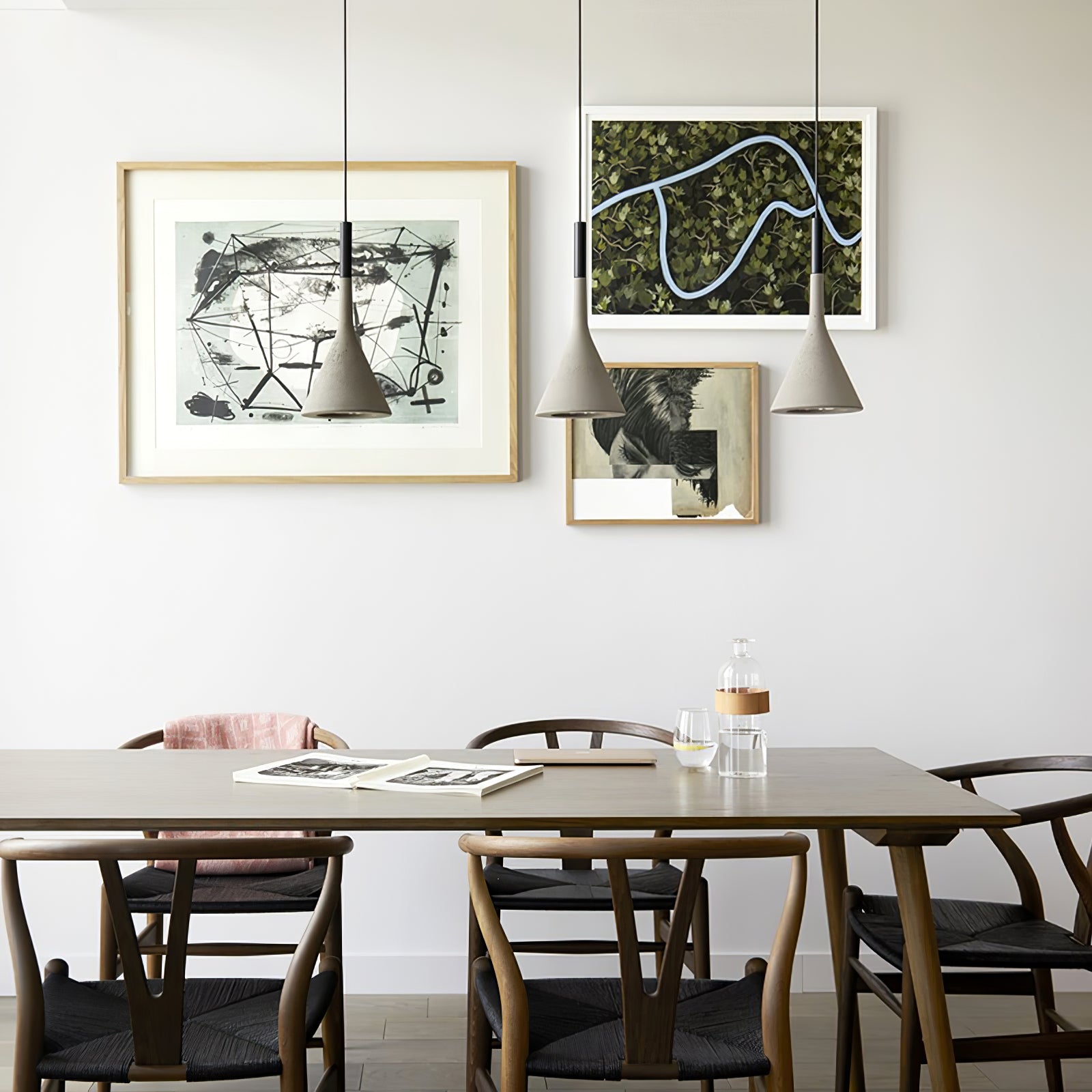 Nixor Pendant Lamp Concrete Conical Industrial-Neutral Decor