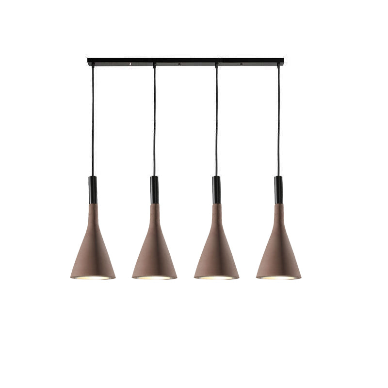 Nixor Pendant Lamp Concrete Conical Industrial-Neutral Decor