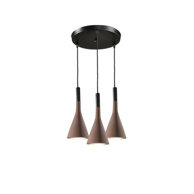 Nixor Pendant Lamp Concrete Conical Industrial-Neutral Decor