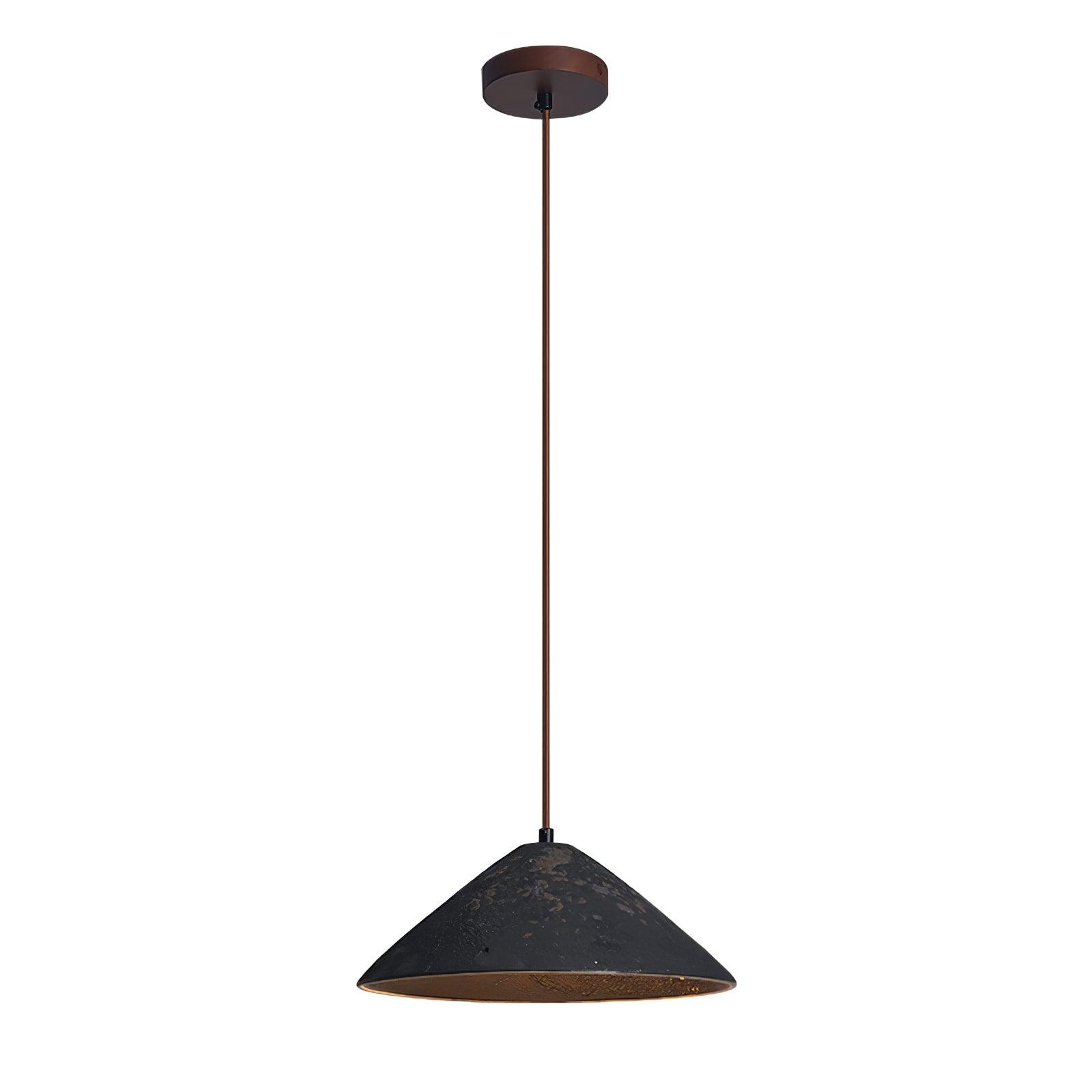 Sura Pendant Lamp Ceramic Cone Rustic Vintage Minimalist-Neutral Decor