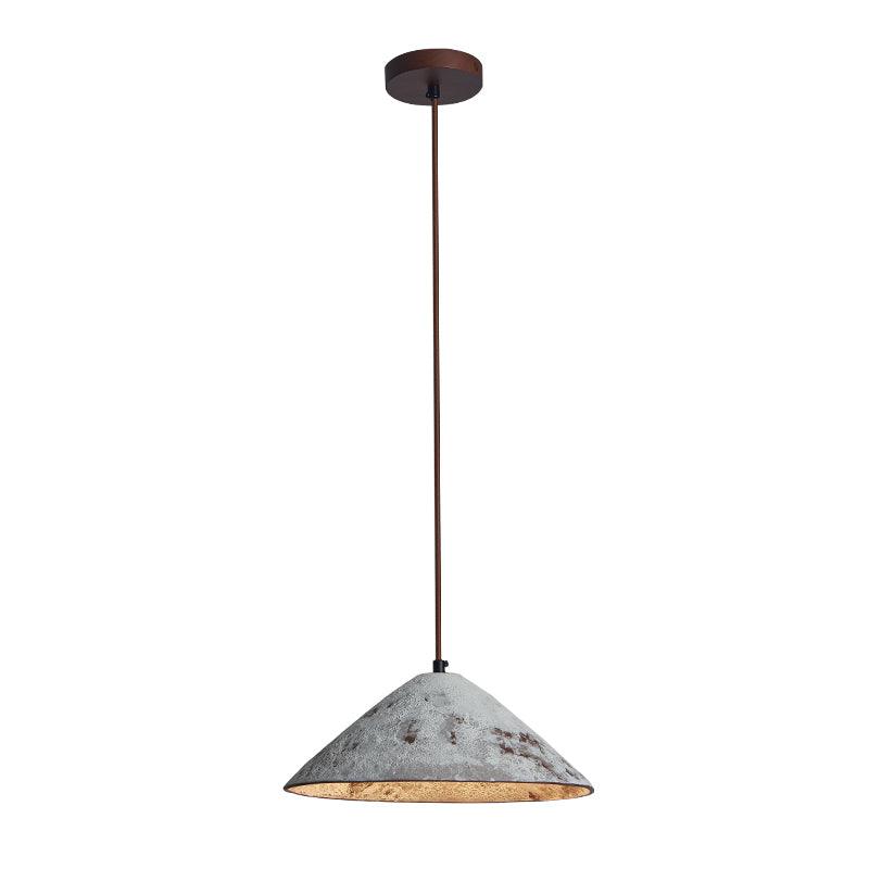 Sura Pendant Lamp Ceramic Cone Rustic Vintage Minimalist-Neutral Decor
