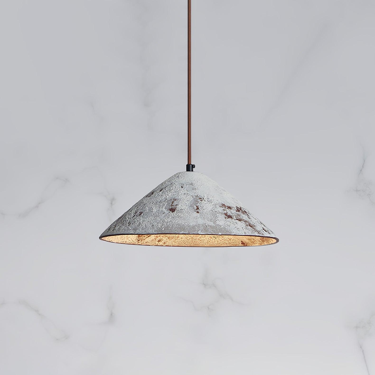 Sura Pendant Lamp Ceramic Cone Rustic Vintage Minimalist-Neutral Decor